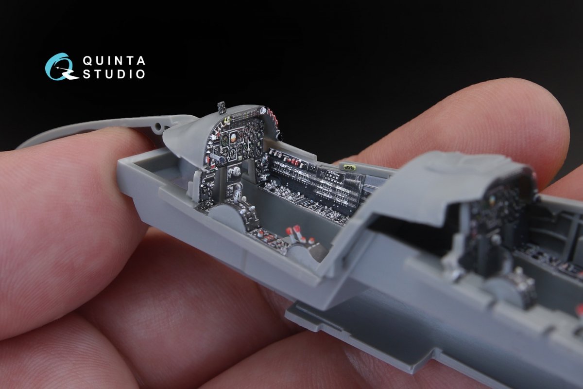 Quinta Studio QD48179 IA 58 Pucara 3D-Printed &amp;amp; coloured Interior on decal paper (for Kinetic kit) 1/48 – imagen 4