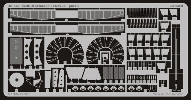 Eduard 48561 B-26 exterior 1/48 (MONOGRAM, REVELL) – immagine 2