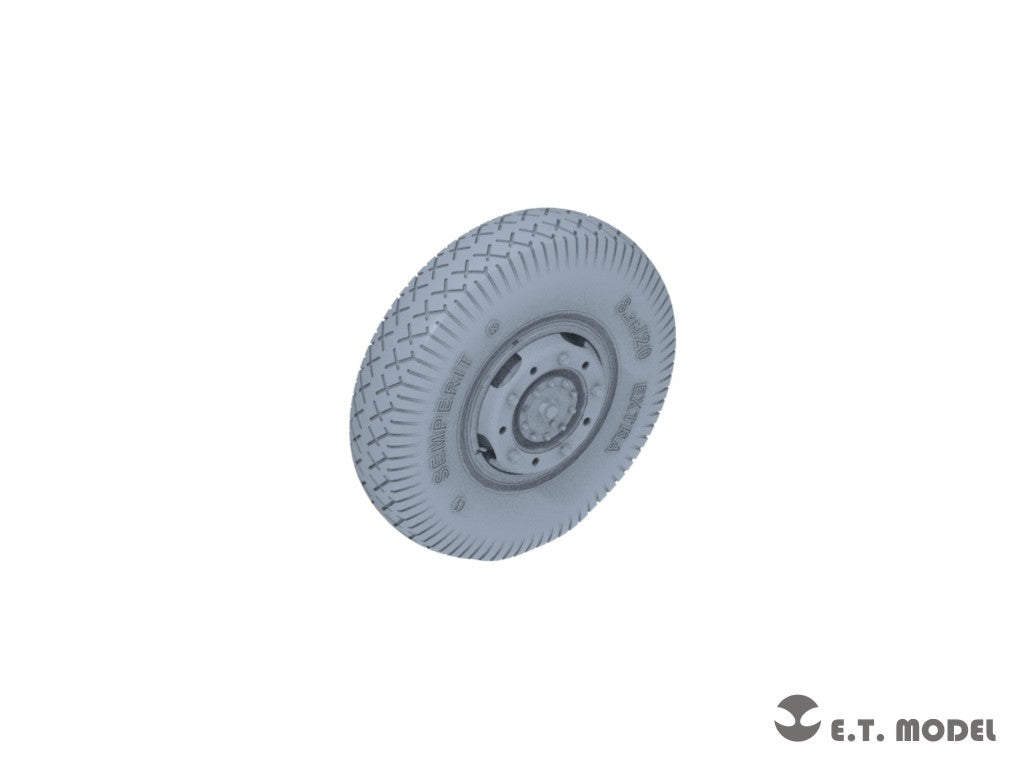 E.T. Model P35-108 WWII German Sd.Kfz.234 Large Diameter Weighted Wheels Type.8 1/35 – Bild 4