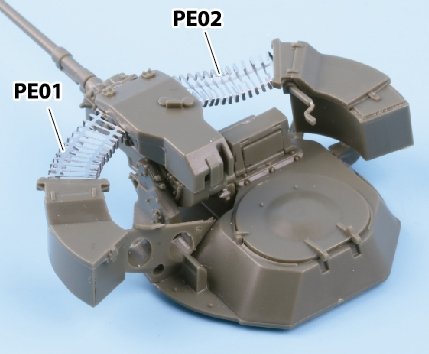 AFV Club AG35059 Ammo Feed Chute PE For Wiesel 1A1/A3 Mk20 1/35 – immagine 2