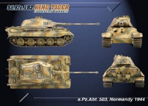 Dragon 6189 Sd. Kfz. 182 King Tiger (Porsche Turret) 1/35 – imagen 2