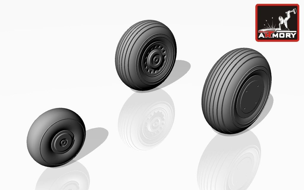 Armory Models AW72303 A-20G Boston wheels, late 1/72 – immagine 5