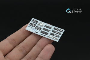 Quinta Studio QD35163 ZiL-130 3D-Printed &amp;amp; coloured Interior on decal paper (Zvezda) 1/35 – imagen 6