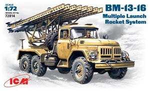 ICM 72814 BM-13-16 Mutiple Launch Rocket System 1/72