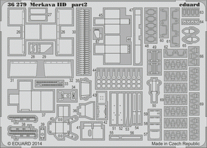 Eduard 36279 Merkava IID 1/35 ACADEMY – Bild 2