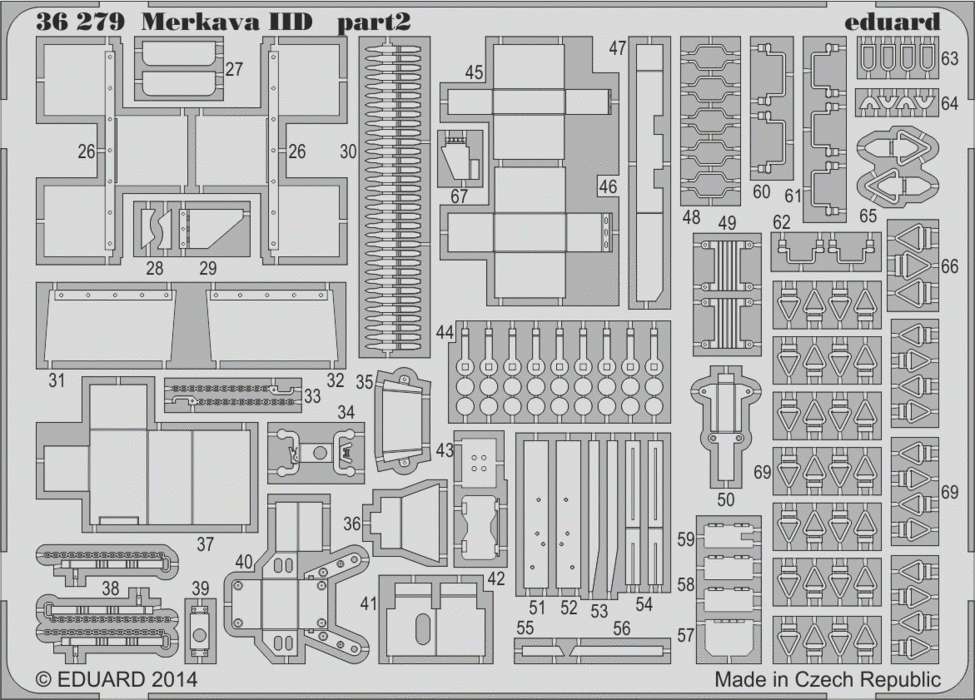 Eduard 36279 Merkava IID 1/35 ACADEMY – Bild 2