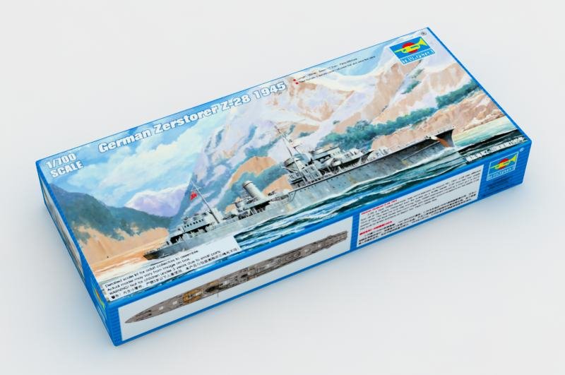Trumpeter 05790 German Zerstorer Z-28 (1945) 1/700 – imagen 2