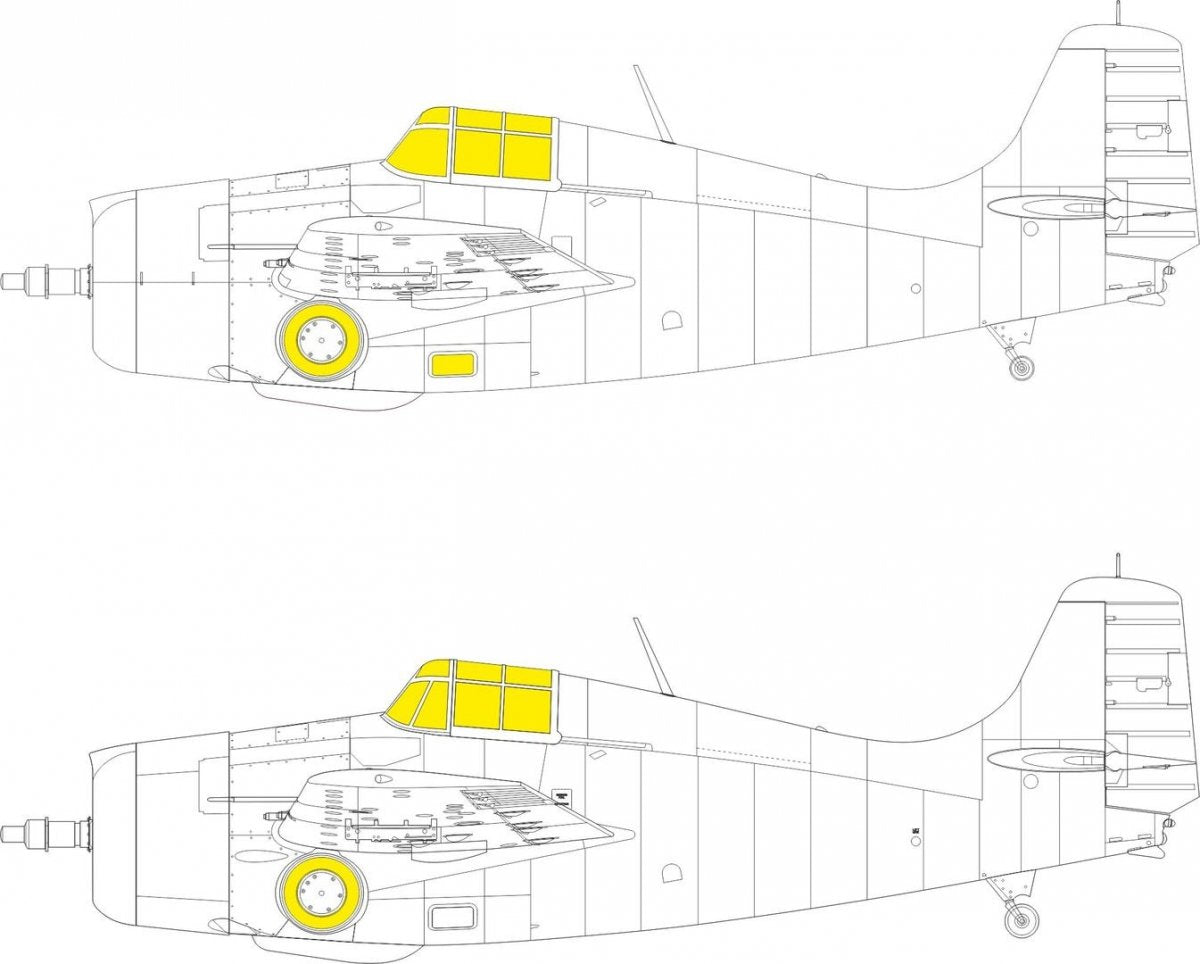 Eduard 644180 F4F-3 late LööKplus EDUARD 1/48 – imagen 2