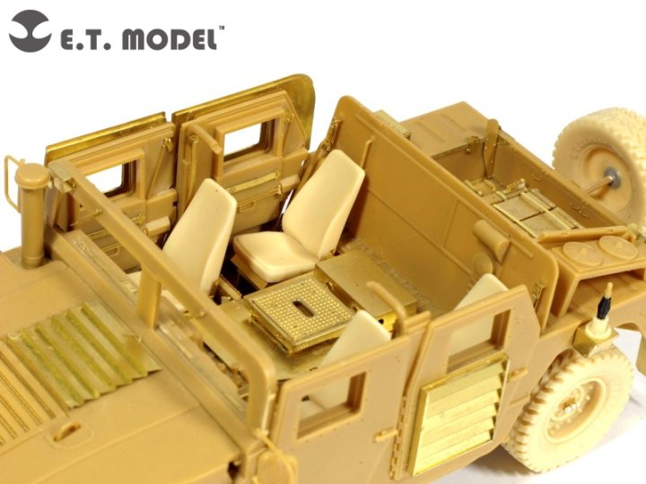 E.T. Model E35-076 US ARMY M1114 HUMVEE High Back Seats (For BRONCO Kit) 1/35 – imagen 2