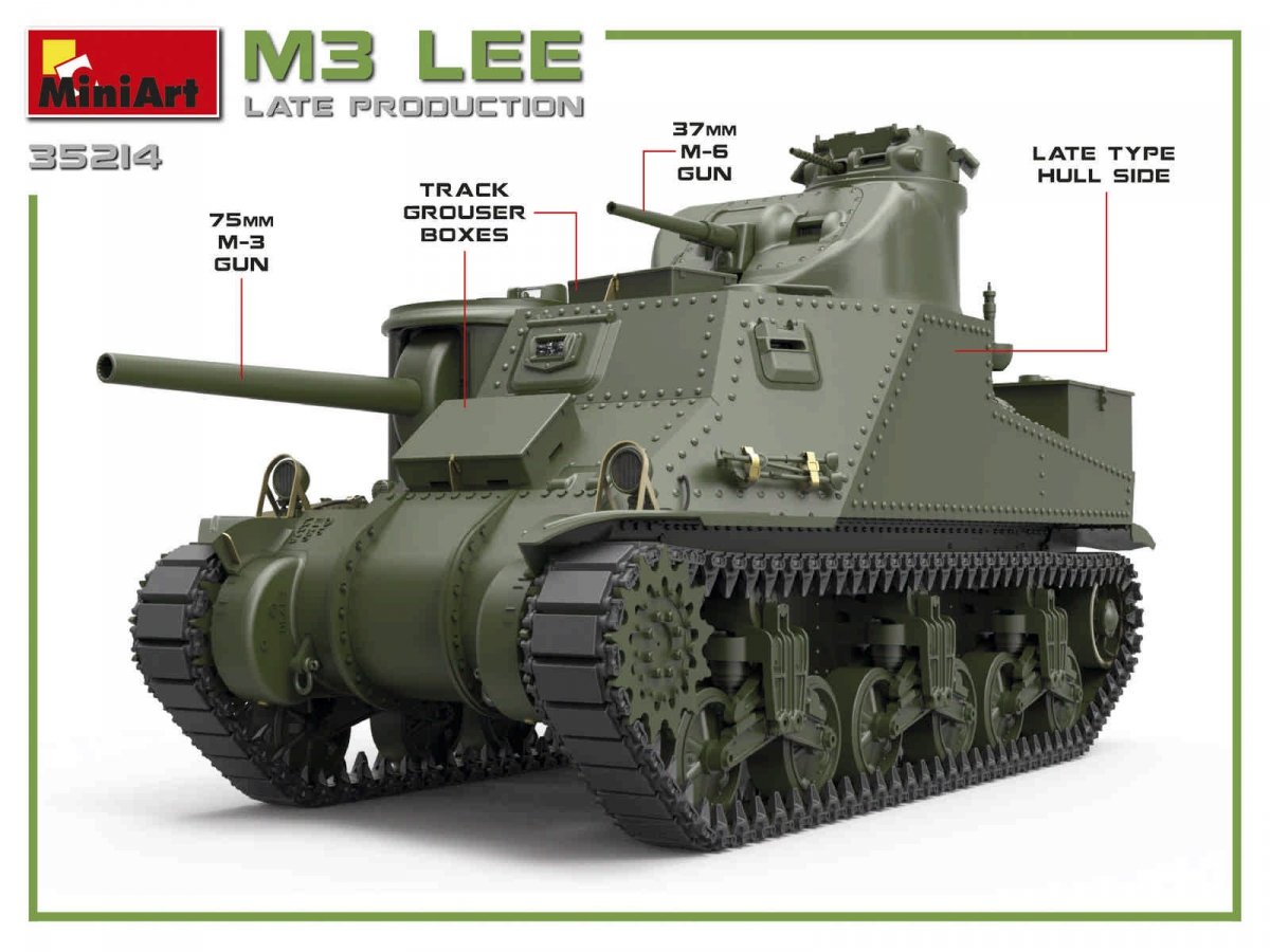 MiniArt 35214 M3 LEE LATE PROD 1/35 – Bild 2