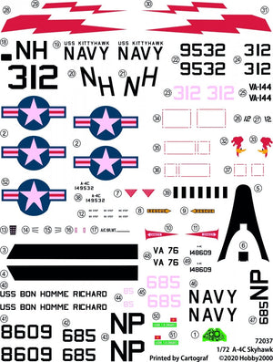 Hobby 2000 72037 A-4C Skyhawk (Fujimi) 1/72  – image 2