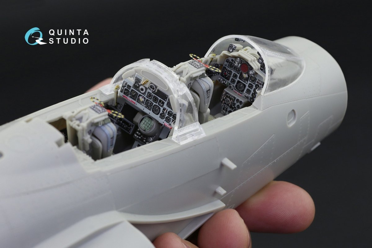 Quinta Studio QD32036 F-4D 3D-Printed &amp;amp; coloured Interior on decal paper (Tamiya) 1/32 – imagen 2