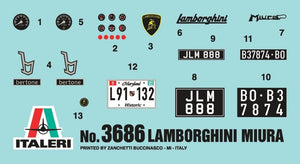 Italeri 3686 LAMBORGHINI MIURA 1/24 – Bild 2