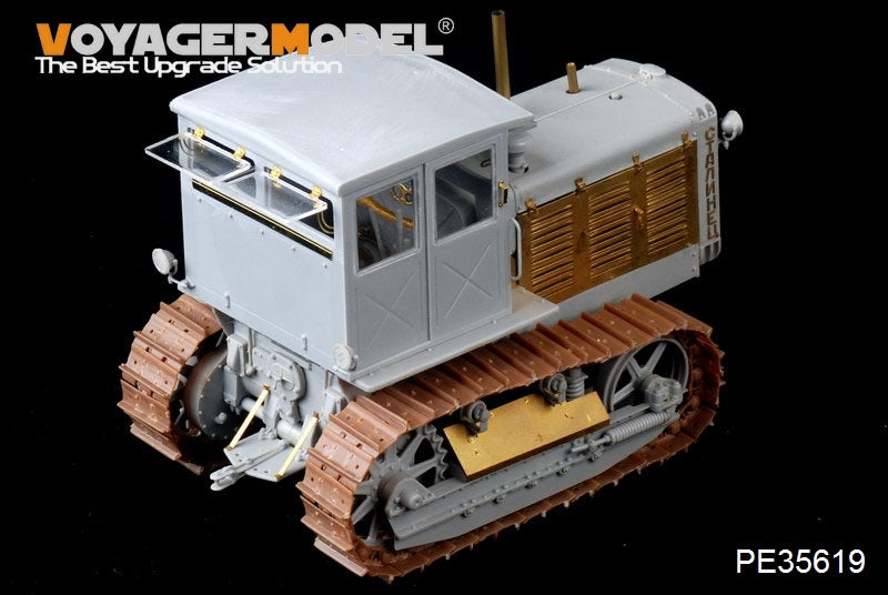 Voyager Model PE35619 WWII Soviet ChTZ S-65 Tractor w/Cab For TRUMPETER 05539 1/35 – imagen 6