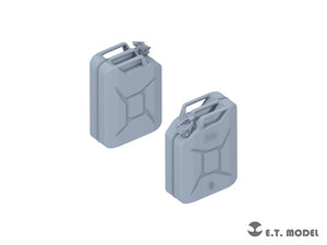 E.T. Model P35-263 Russian 20L FUEL CANS SET 5+5 1/35 – imagen 2