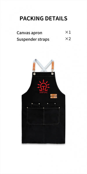 DSPIAE CAN-01 Canvas Working Apron / Płócienny fartuch roboczy – imagen 2
