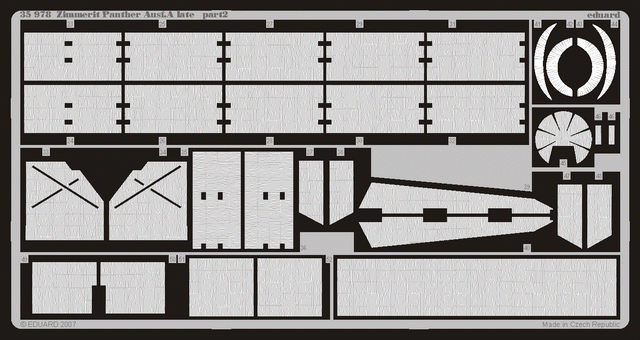 Eduard 35978 Zimmerit Panther Ausf. A late 1/35 Dragon – image 2