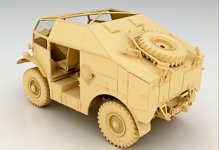 Mirror Models 35401 MORRIS C8 QUAD MK III LATE BRITANNIQUE (1/35) – image 4