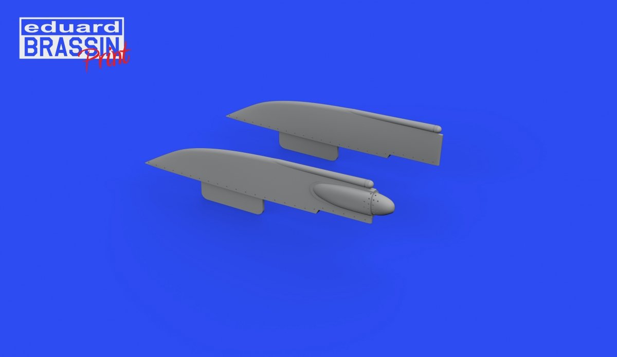 Eduard 648704 F-4B fin caps PRINT TAMIYA 1/48 – imagen 2