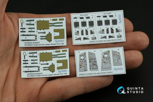 Intérieur coloré imprimé en 3D sur papier décalcomanie pour Eurofighter biplace Quinta Studio QD48307 (Revell) 1/48 – image 5