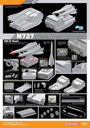 Dragon 3583 M727 MiM-23 Tracked Guided Missile Carrier 1/35 – imagen 2