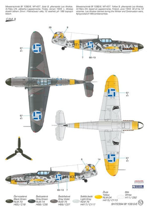 Special Hobby 72394 Messerschmitt BF-109G-6 &amp;#39;Mersu over Finland&amp;#39; 1/72 – imagen 2