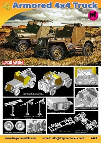 Dragon 7423 Armored 4x4 Truck 1/72 – zdjęcie 2