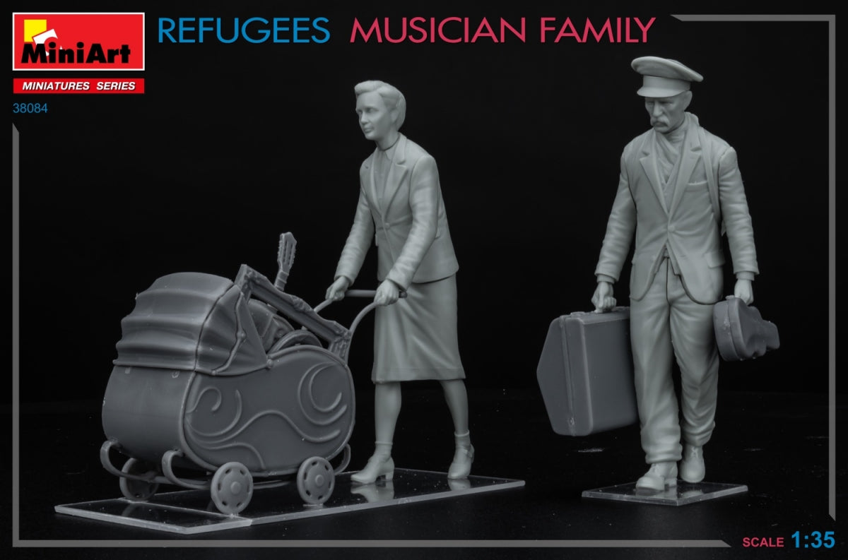 MiniArt 38084 REFUGEES. MUSICIAN FAMILY 1/35 – zdjęcie 3