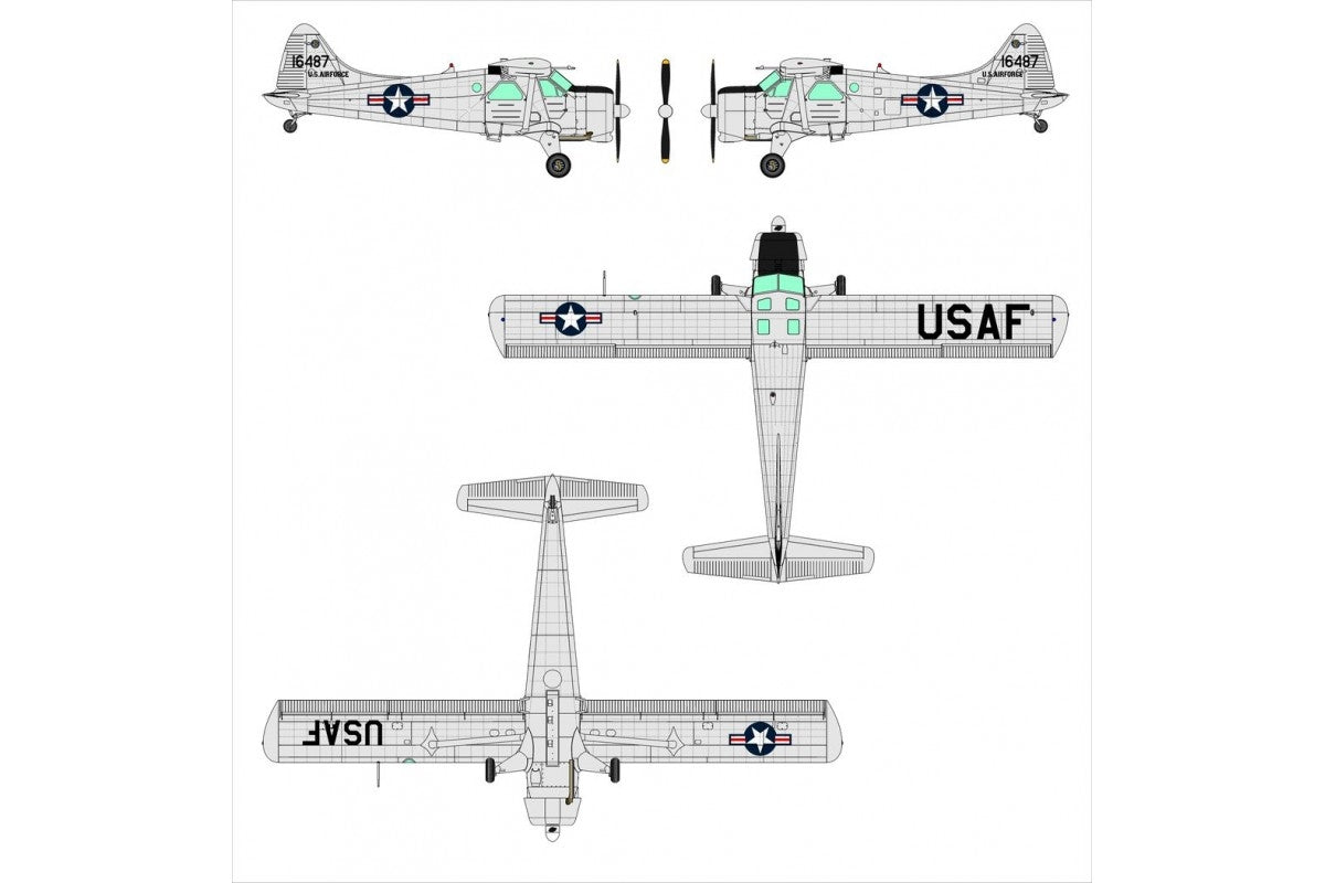 Dora Wings 48059 L-20A/U-6A Beaver 1/48 – immagine 8
