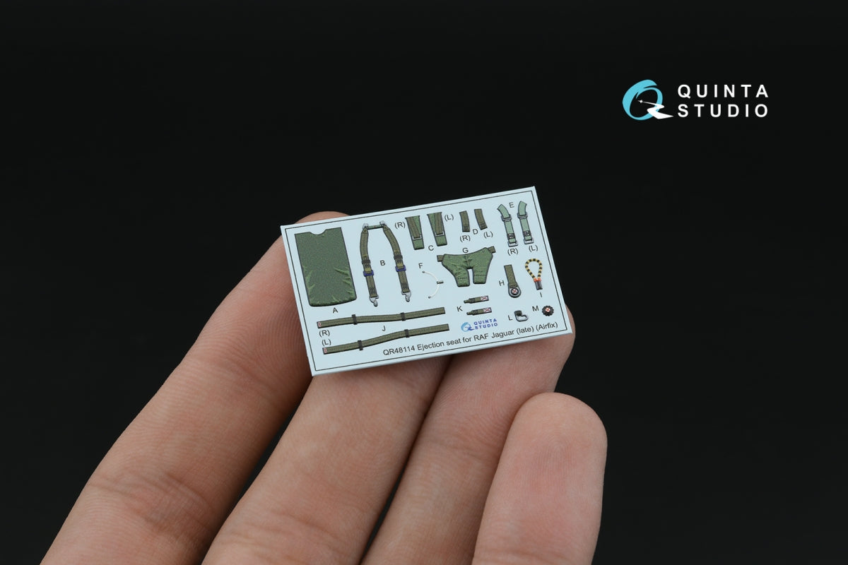 Quinta Studio QD48613 Jaguar Gr.1A 3D-Printed &amp;amp; colored Interior on decal paper (Airfix) 1/48 – image 11
