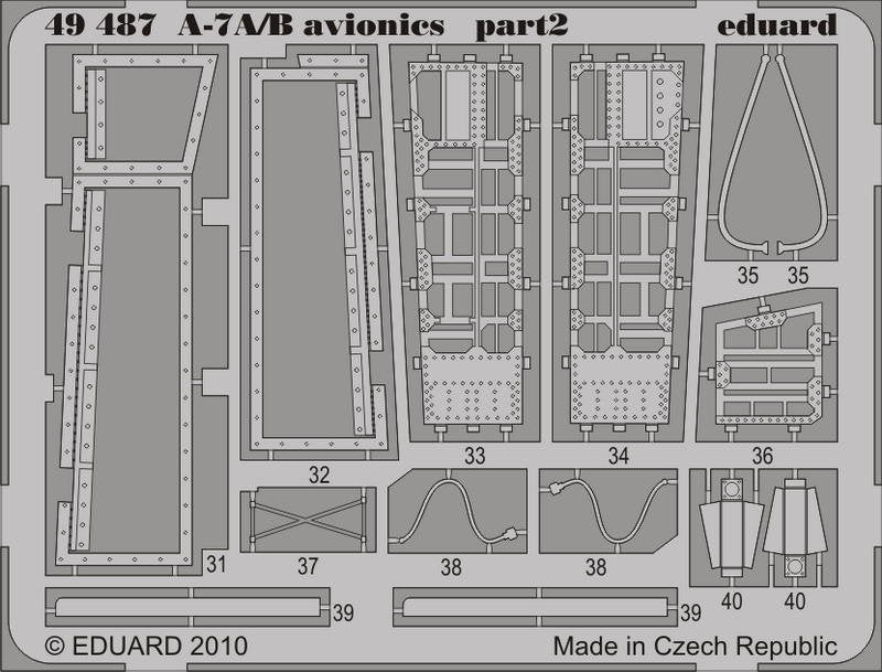 Avionique Eduard 49487 A-7A/B 1/48 Hobby Boss – image 2