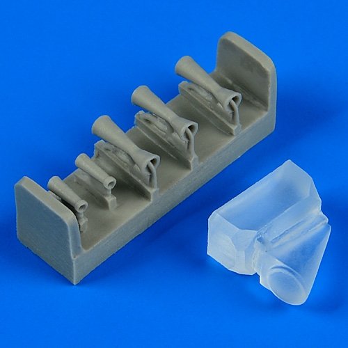 Phare d&amp;#39;atterrissage et tubes Venturi Quickboost QB48619 Po-2 ICM 1/48