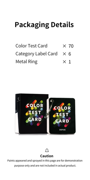 DSPIAE CC-01 Color Test Card Keychain Model Tool – imagen 3