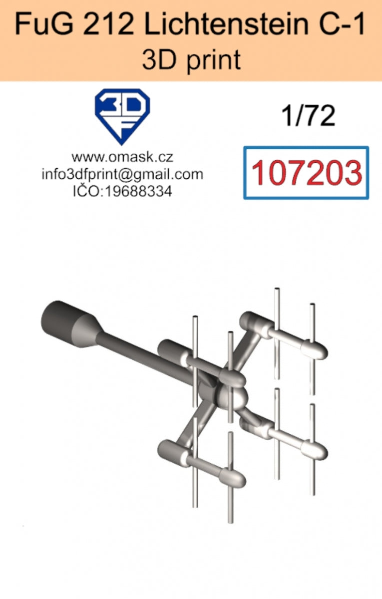 Omask 107203 FuG 212 Lichtenstein C-1 (impression 3D) 1/72 