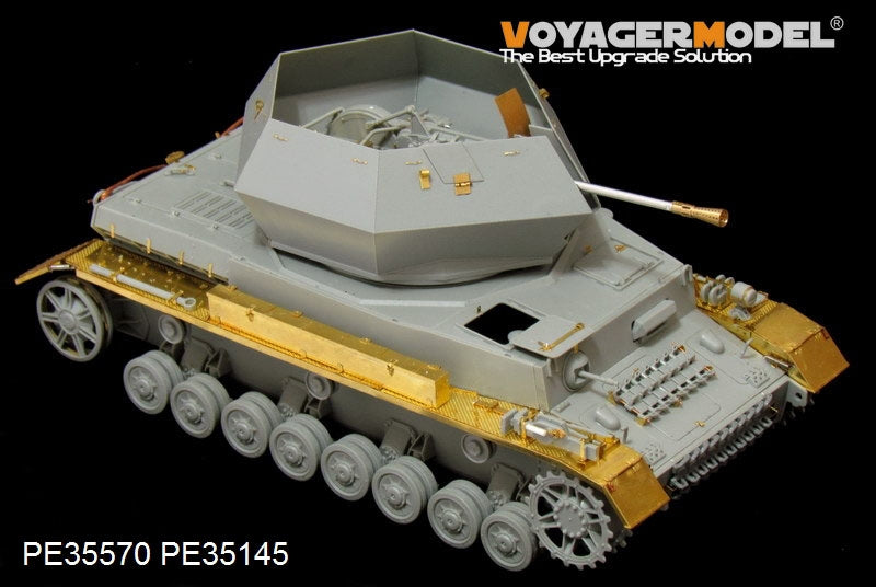 Voyager Model PE35570 WWII German FlakPanzer IV Ostwind For DROGON 6550 1/35 – imagen 5