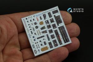 Quinta Studio QD48229 He 219 3D-Printed &amp;amp; coloured Interior on decal paper (Tamiya) 1/48 – imagen 11