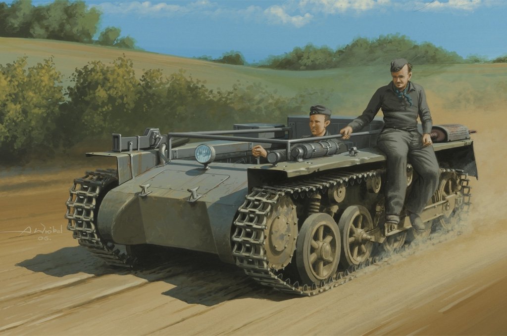 Hobby Boss 80144 allemand Pz.Kpfw.1 Ausf. A ohne Aufbau 1/35