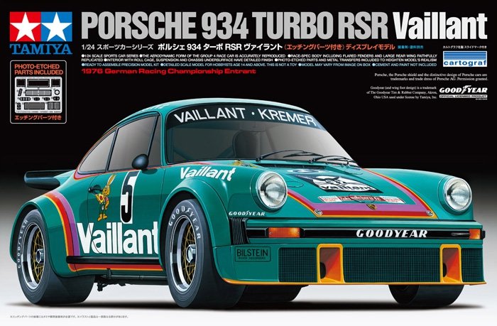 Tamiya 24334 Porsche 934 Turbo RSR Vaillant 1/24