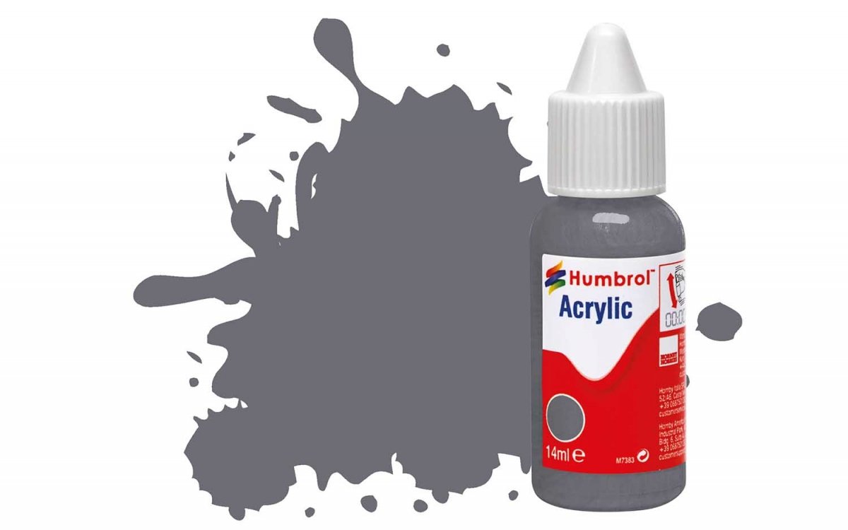 Humbrol DB0123 N° 123 Gris mer extra foncé - Satiné - 14 ml.