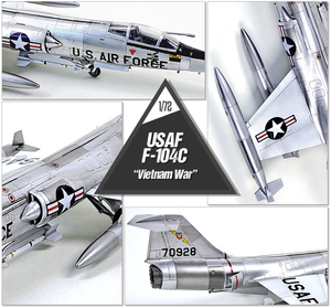 Academy 12576 USAF F-104C Vietnam War 1/72 – imagen 6