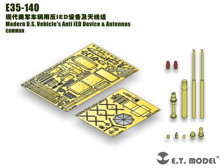 E.T. Model E35-140 U.S. Vehicle&amp;#39;s Anti IED Device &amp;amp; Antennas 1/35 – Bild 2