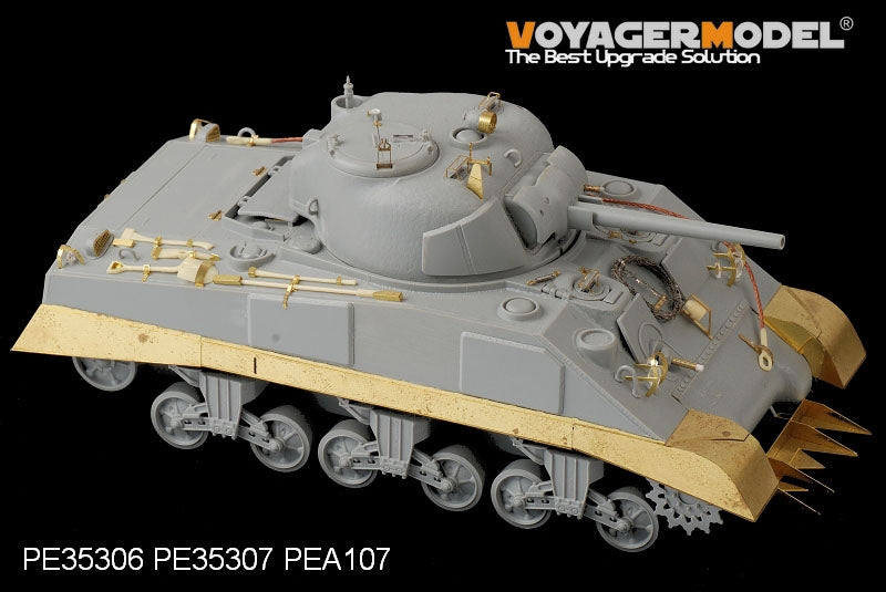 Jupes de char intermédiaires M4 de l&amp;#39;armée américaine (Seconde Guerre mondiale) pour maquettes Voyager PE35307 (DRAGON 6511 et 6579, échelle 1/35) – image 5