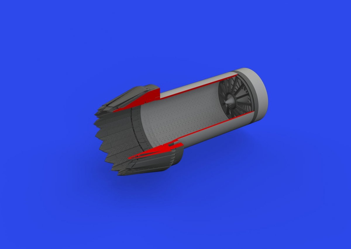 Eduard 648860 F-35A exhaust nozzle PRINT TAMIYA 1/48 – imagen 3