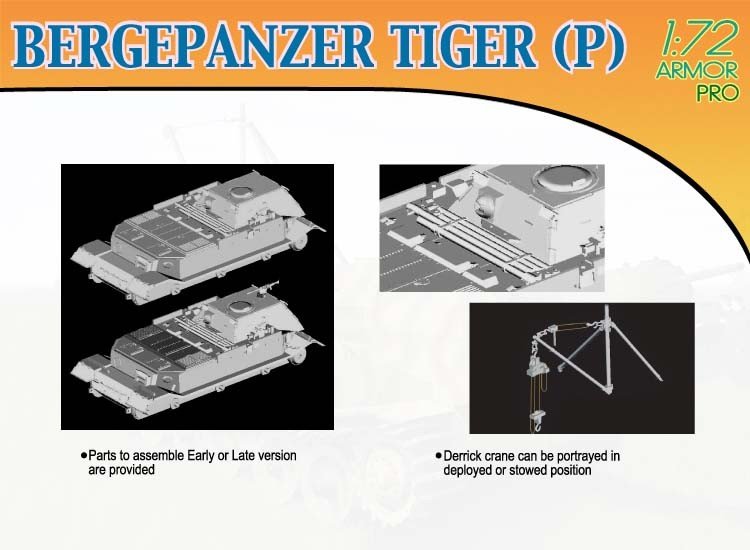 Dragon 7227 BERGEPANZER TIGRE (P) (1/72) – image 4