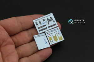 Quinta Studio QD72134 AV-8B late 3D-Printed coloured Interior on decal paper (Hasegawa) 1/72 – imagen 3