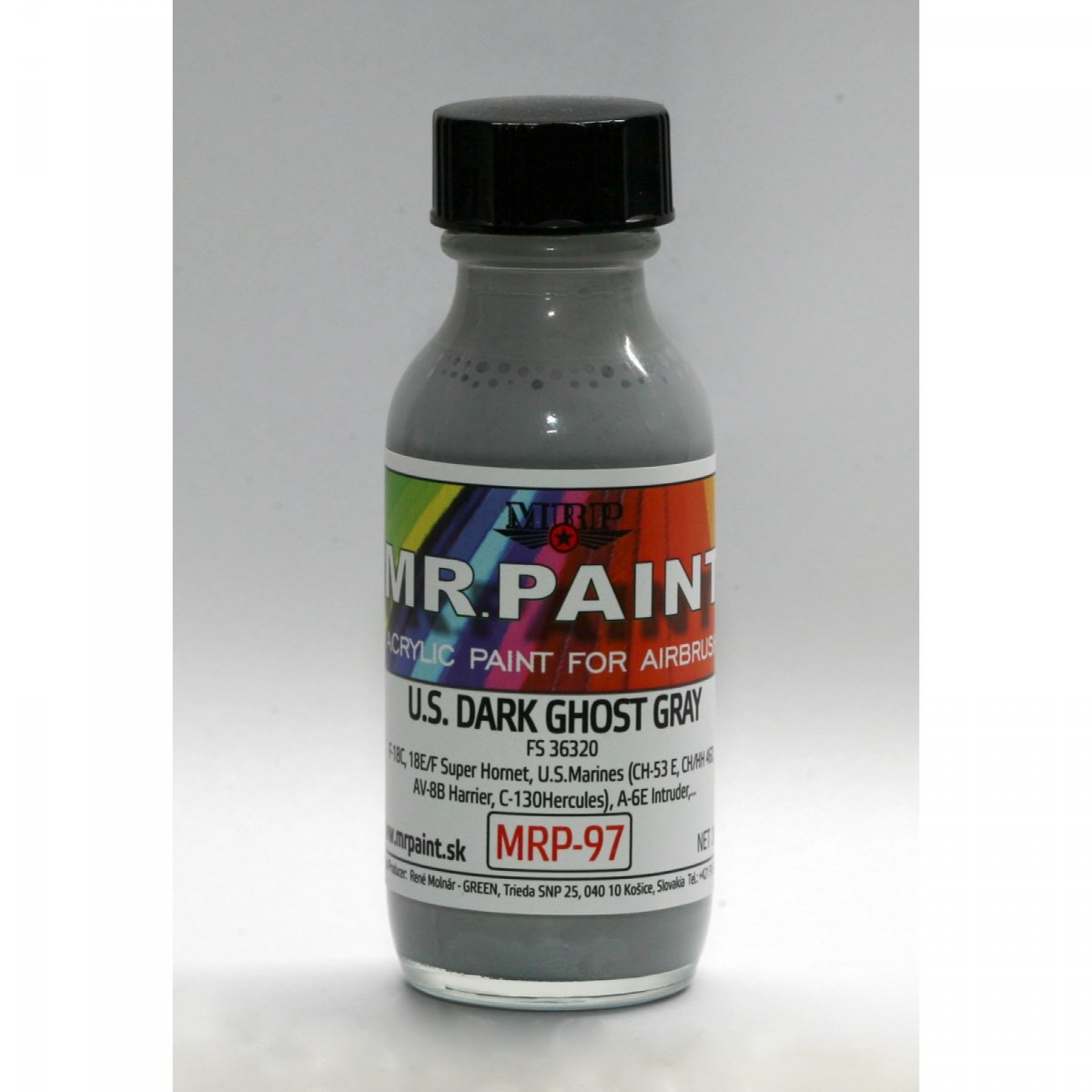 MR. Paint MRP-097 U.S. DARK GHOST GRAY FS36320 30ml – Bild 2
