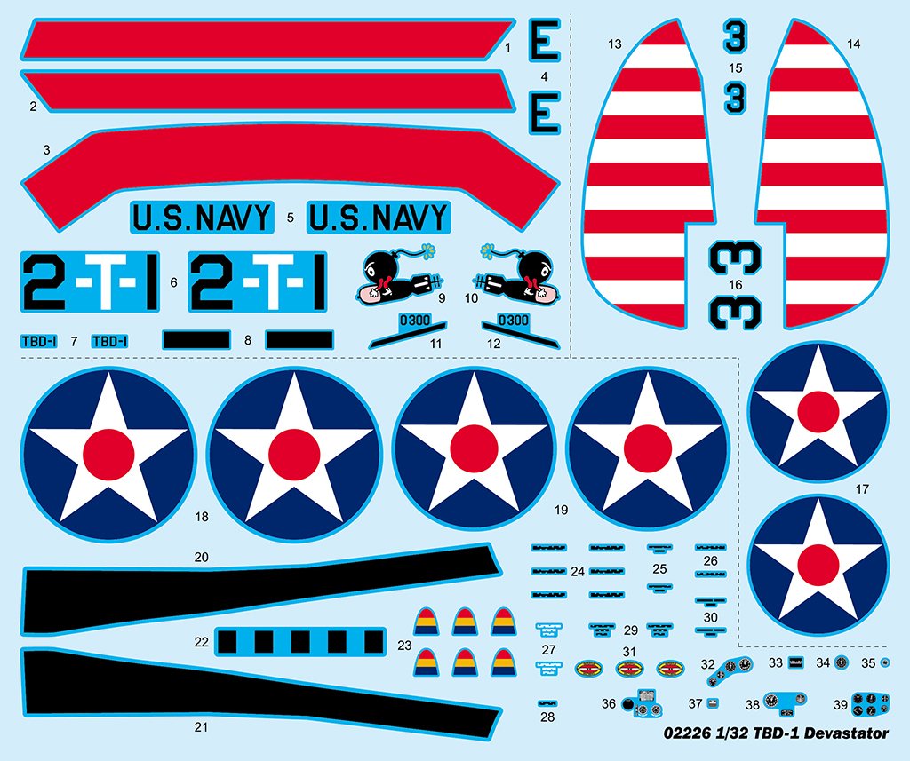 Trumpeter 02226 Douglas TBD-1 Dévastateur 1/32 – image 3