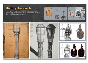 Liang 0420 3D-Print German Grenade WWII x 46 1/35 – immagine 7