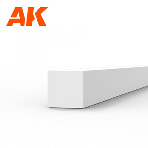 AK Interactive AK6529 STRIPS 2.00 X 2.00 X 350MM – STYRENE STRIP – (9 UNITS) – imagen 2