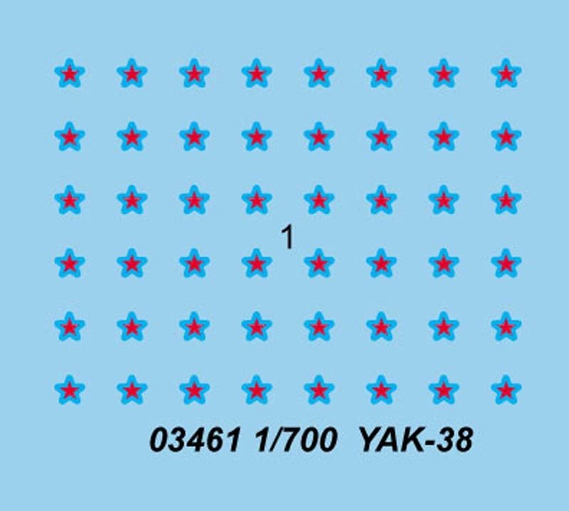 Trumpeter 03461 YAK-38 1/700 – imagen 2